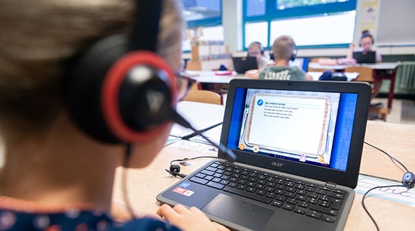 Spraakherkenning in Veilig leren lezen