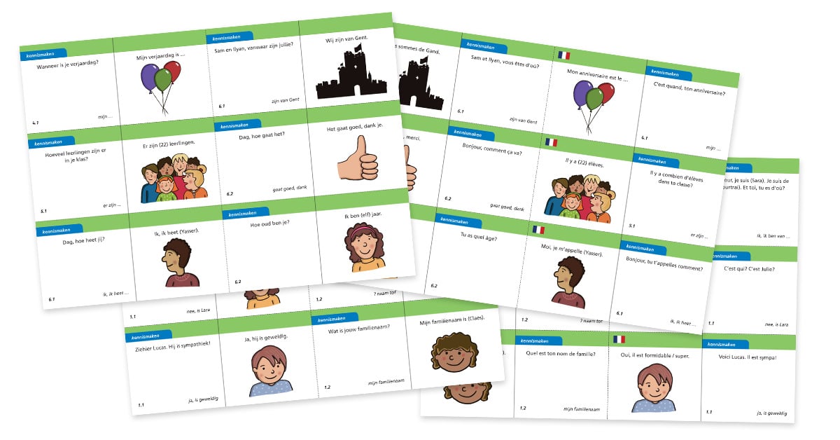 Download communicatiekaartjes voor leerjaar 5 en 6