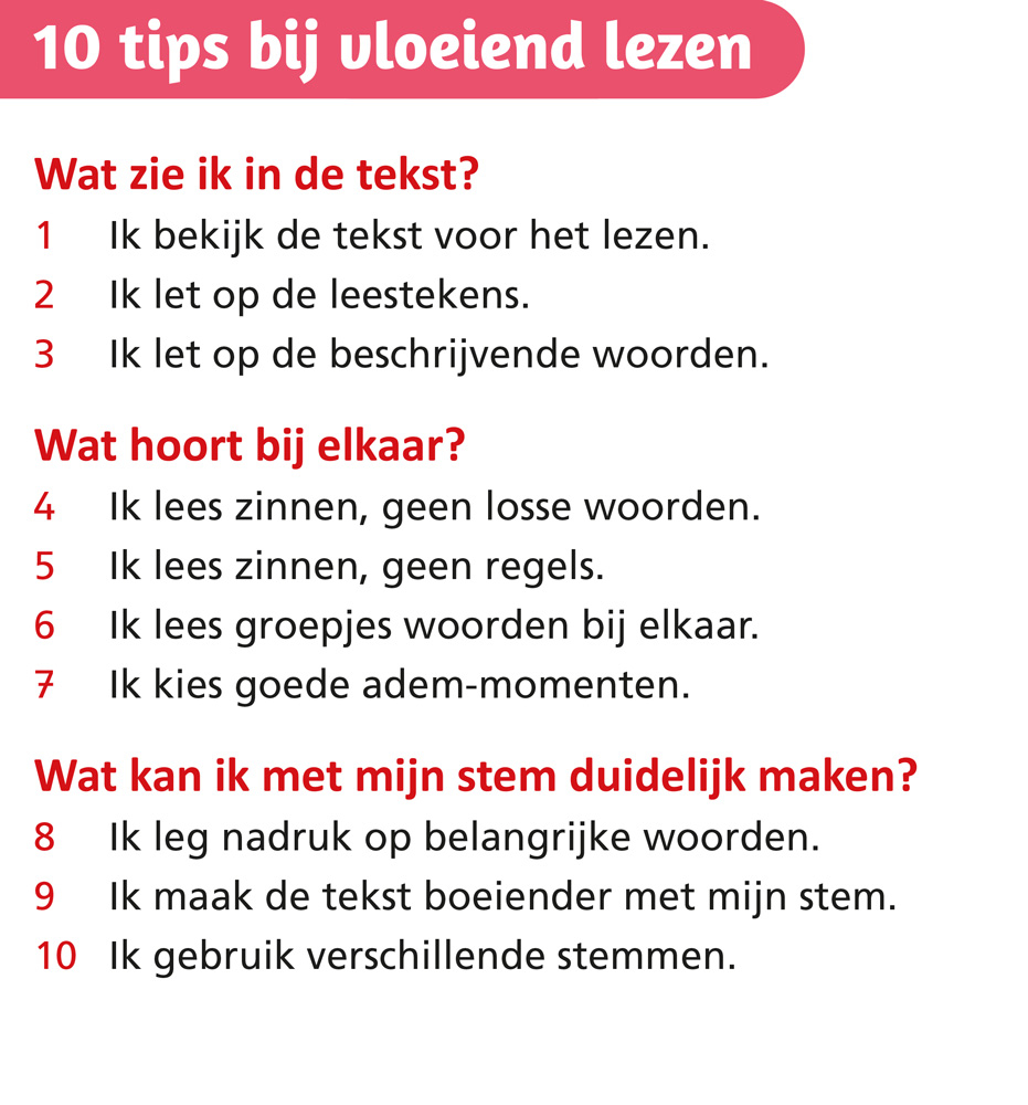 10 tips bij vloeiend lezen